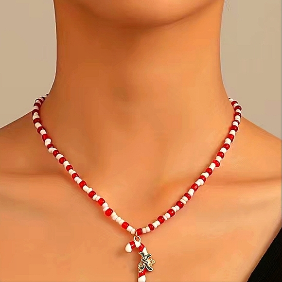 Candy Cane Necklace - Picture 2 of 4